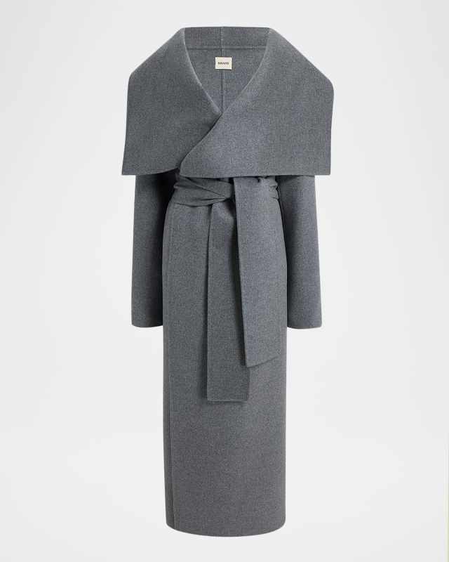 Levitt Cashmere Wrap Coat